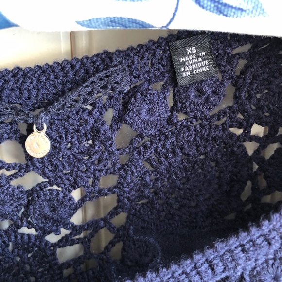 Navy blue wool sweater - Picture 2 of 3